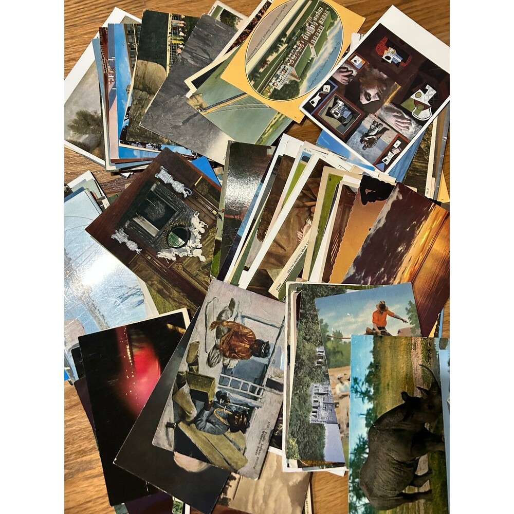 (10) Cards from Vintage Postcard Lot - 1